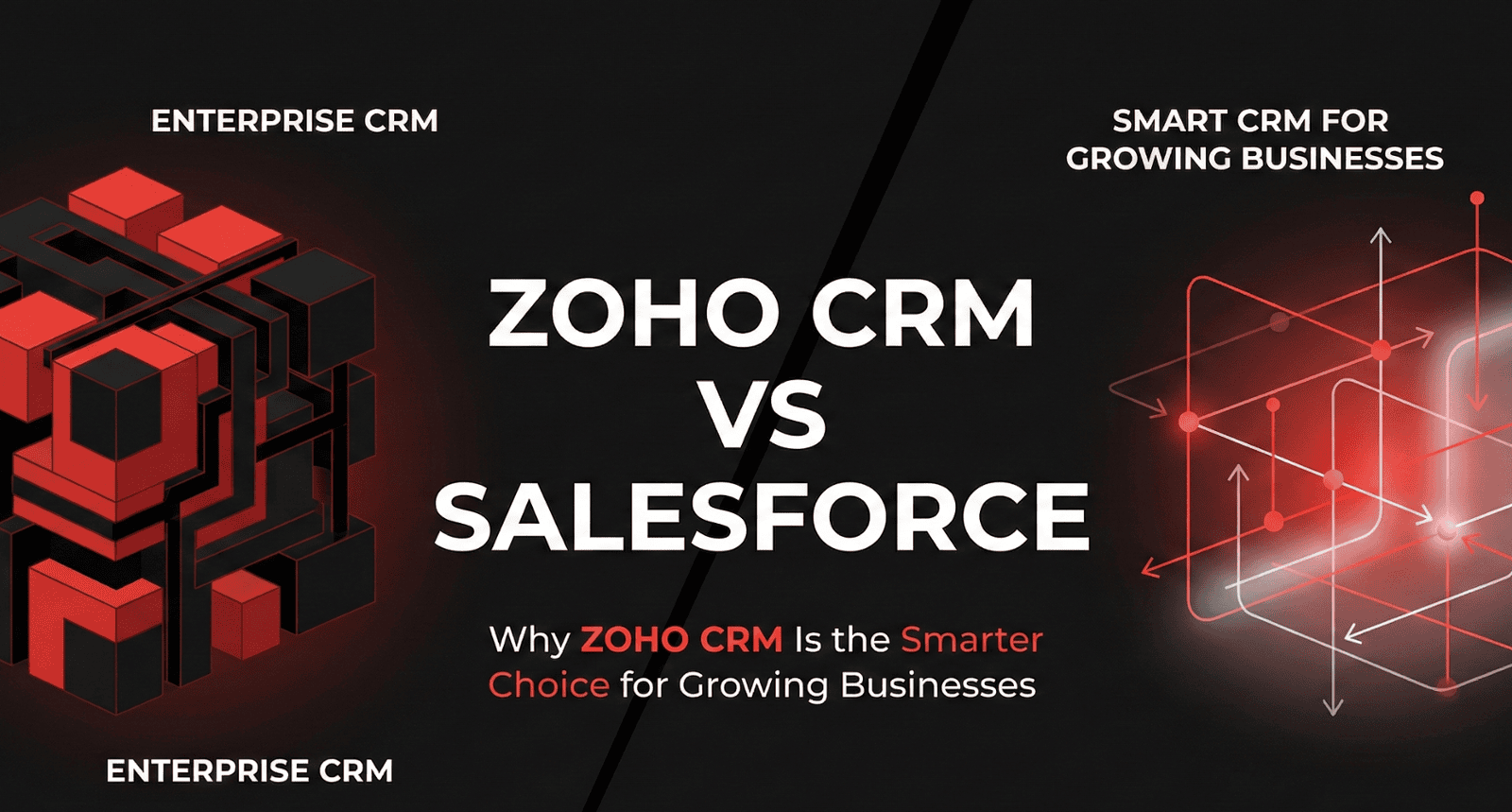 Zoho CRM vs. Salesforce: Why Zoho CRM Is the Best Choice for Growing Businesses.